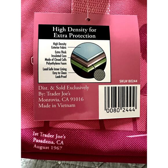 Trader Joe's Limited Edition Mini Insulated Tote NWT - Picture 4 of 7